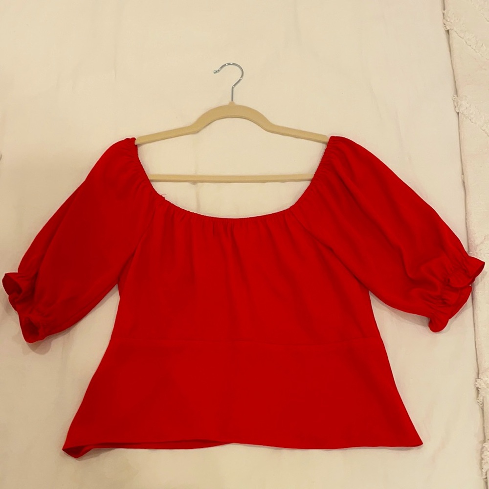 Red Riffraff blouse - Picture 2 of 3